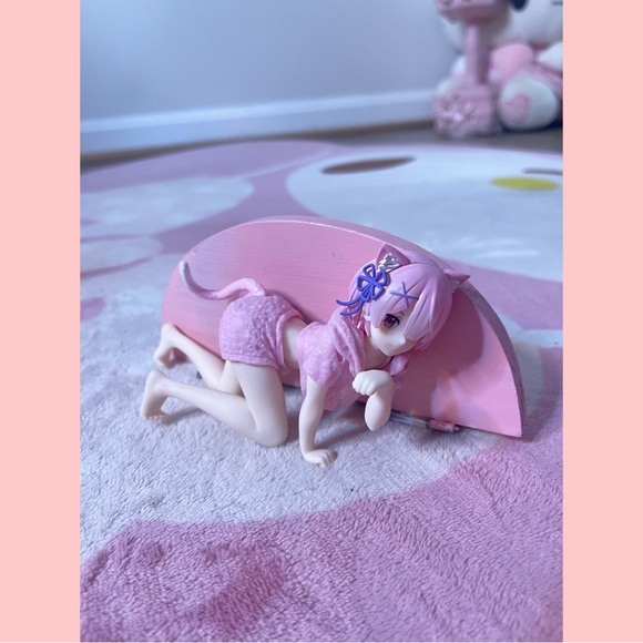 Re:Zero Desktop Cute Ram Cat Roomwear Ver. Figure anime - Picture 5 of 6